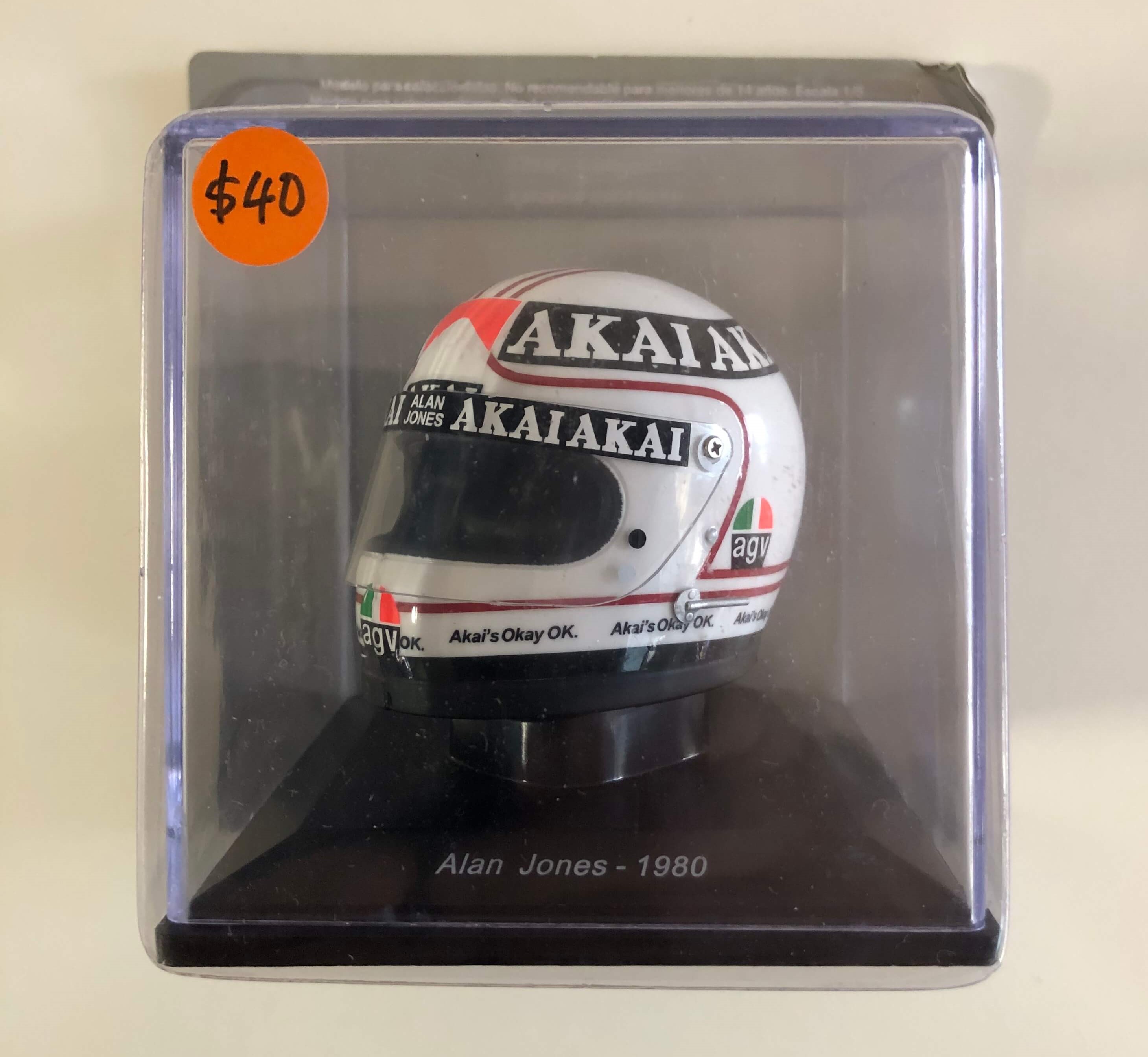 Alan Jones helmet 1980