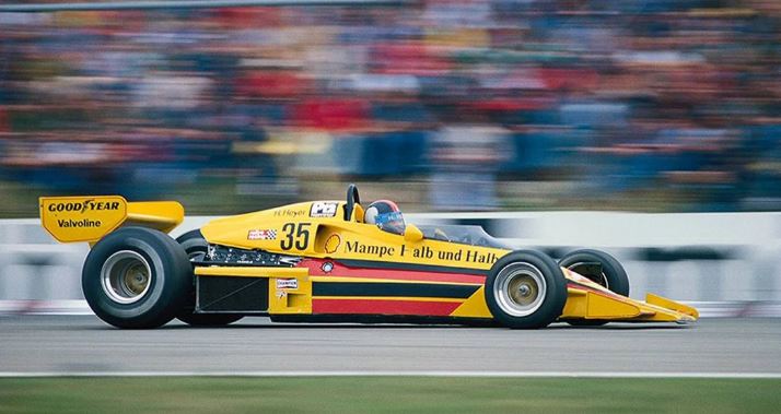 Hans Heyer's 1977 ATS at the 1977 German GP