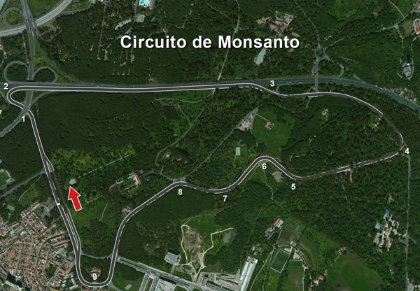 Monsanto Track Layout